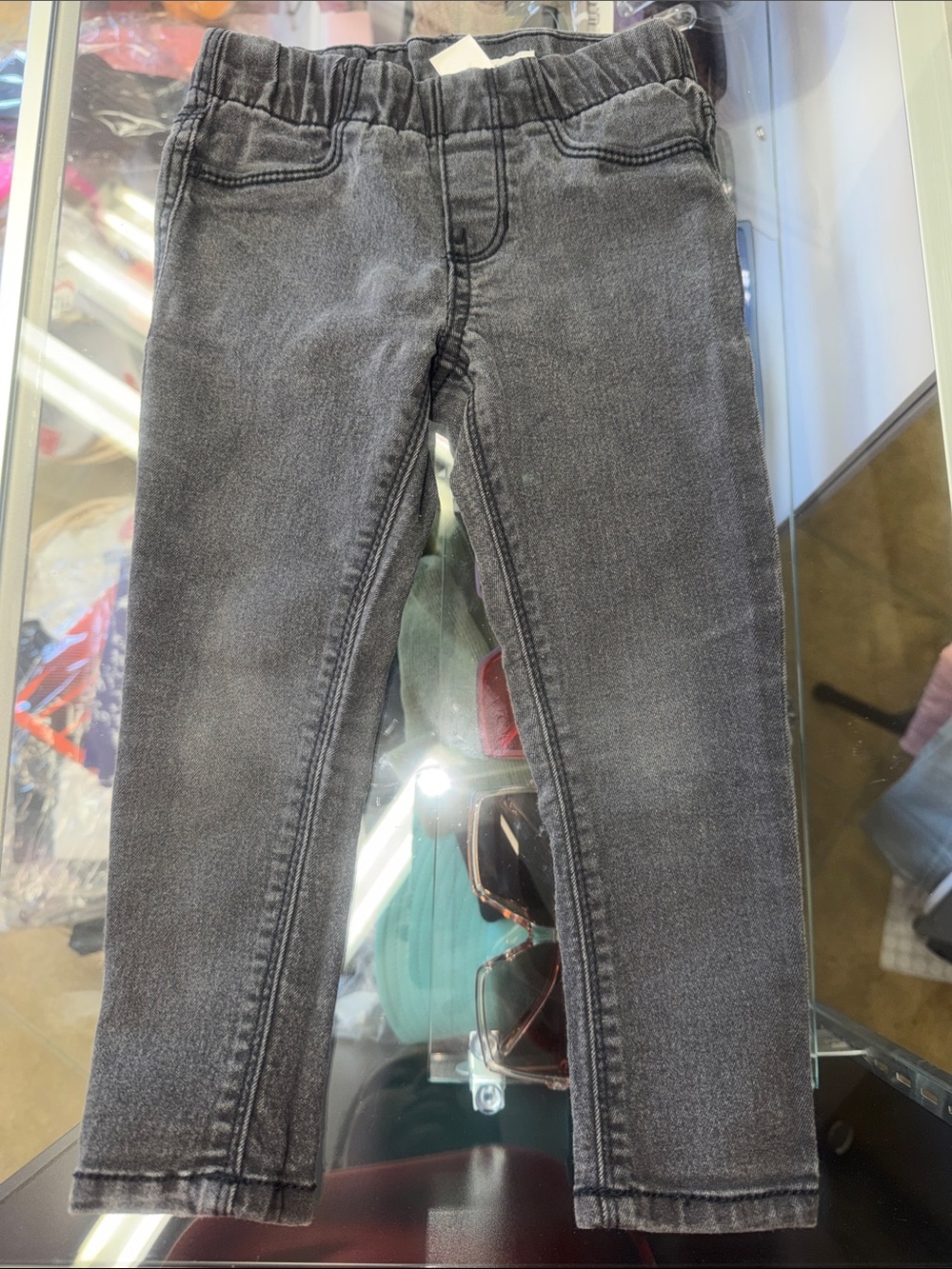 OshKosh B'gosh Charcoal Pull-On Skinny Jeans